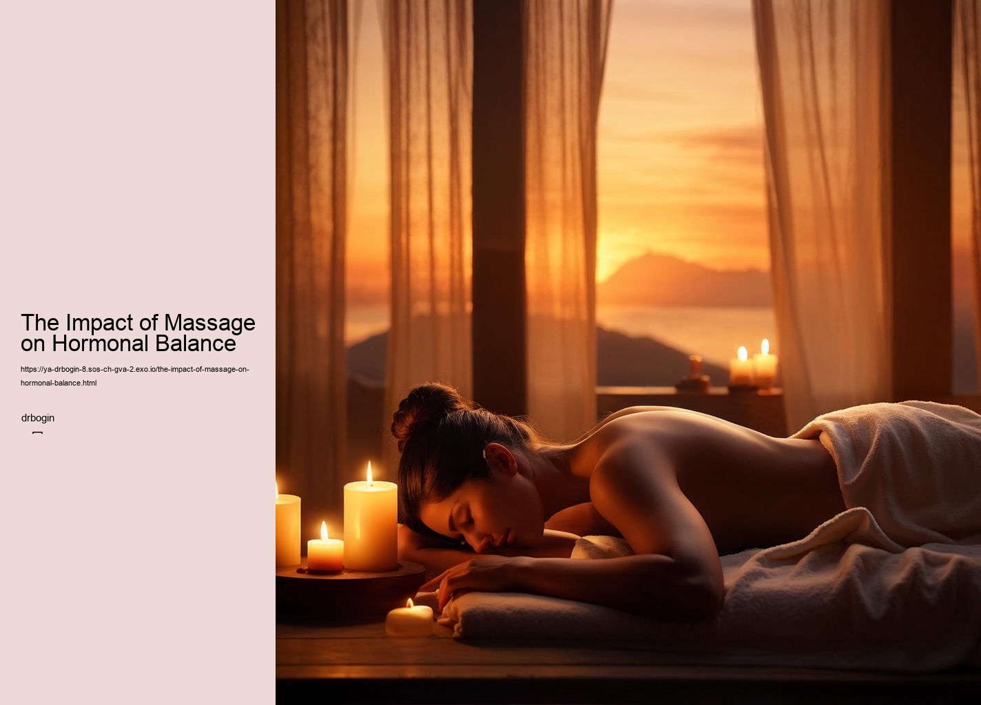 The Impact of Massage on Hormonal Balance